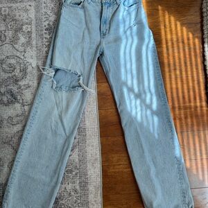 Abercrombie & Fitch Light Blue High Rise Jeans